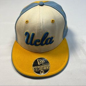 Rare New Era 59 Fifty UCLA colorblock fitted hat. Embroidered. 7 1/4